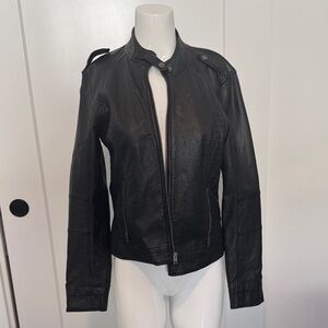 Black Pleather Jacket